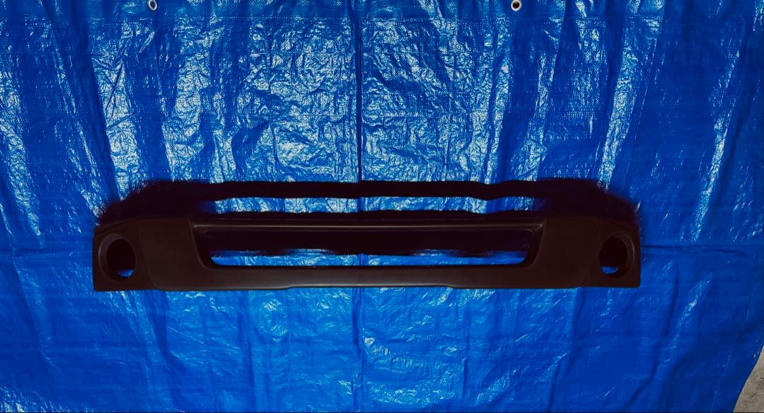 ショウワガレージのABSフロントバンパースポイラーとスキットプレート