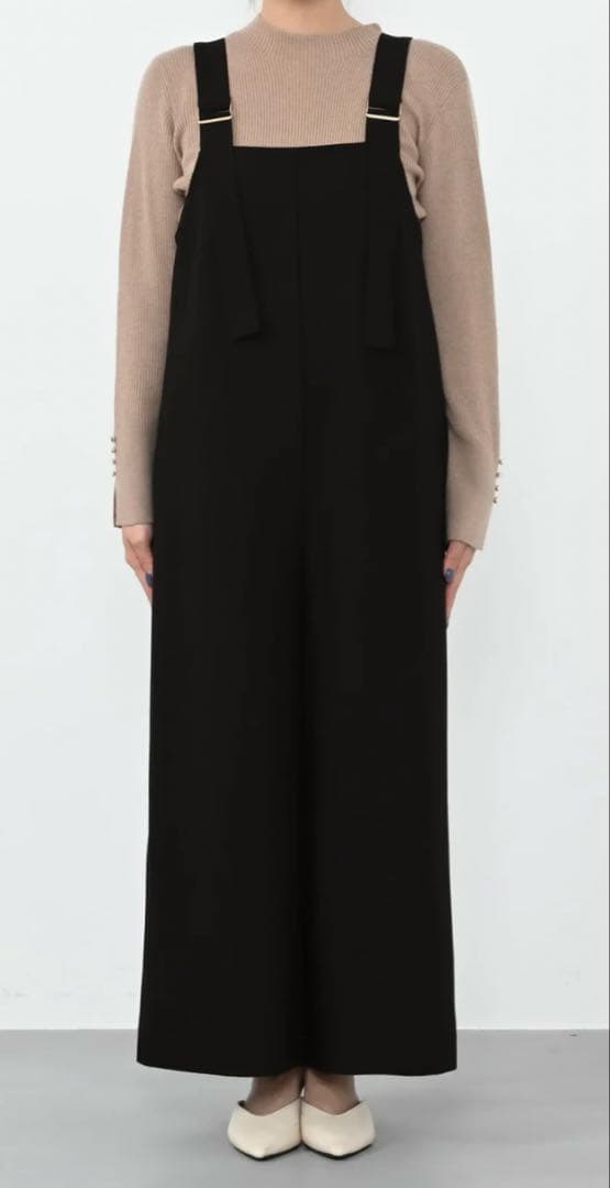 cohina ゴールドバックルサスペンダーオールインワン