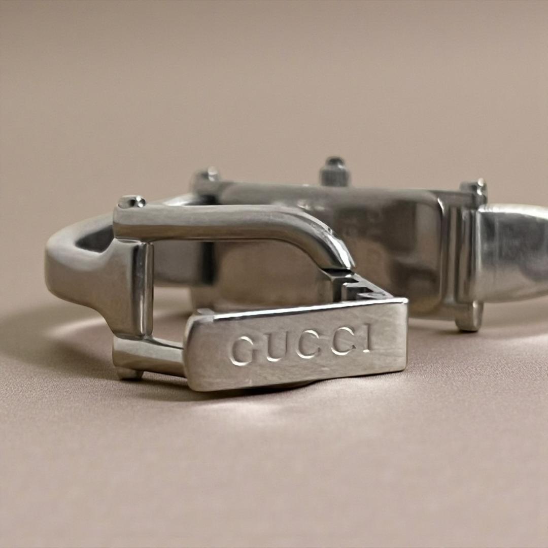 フォロー割【動作確認・電池交換済】GUCCI 腕時計1500 Lブレスウォッチ