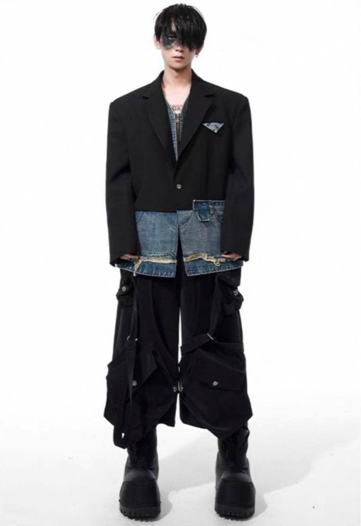 STARTEXCEEDEND 重工多ポケットワークショーツ 七分丈パンツ 八分丈