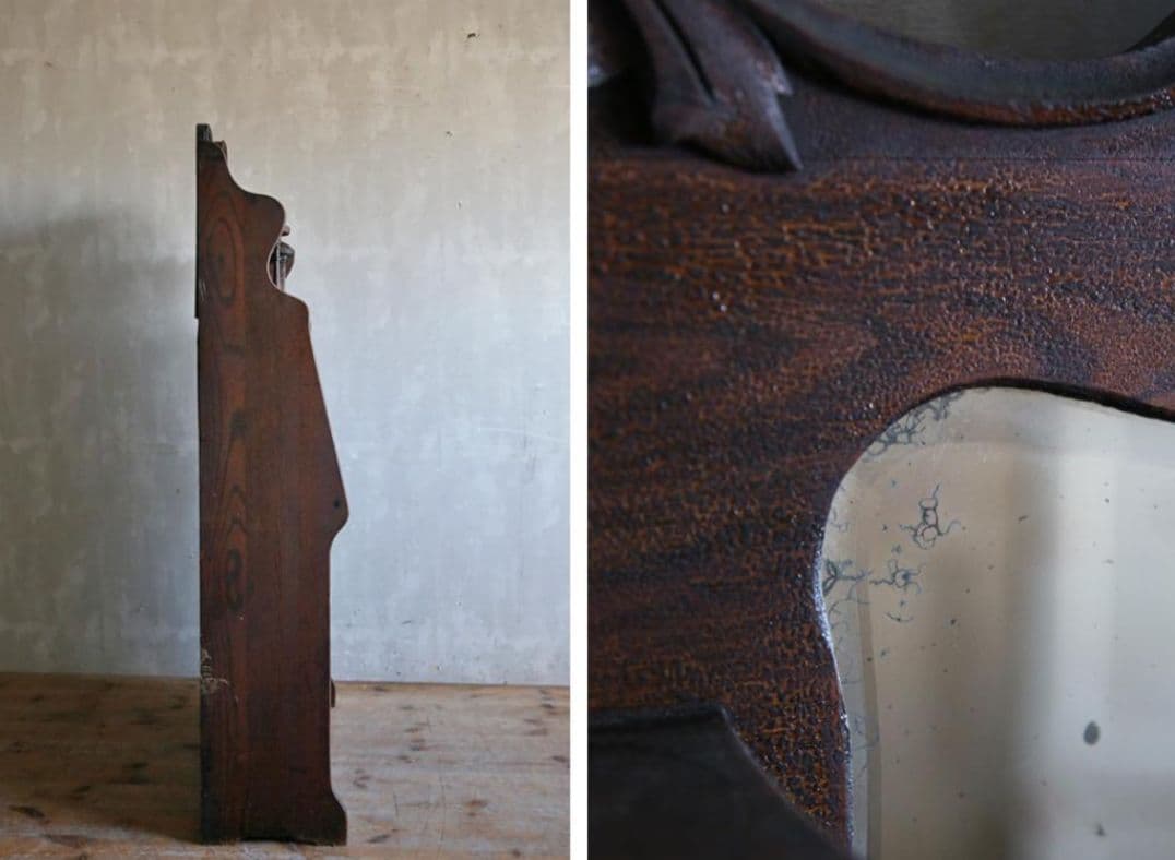 英国アンティーク　ライティングビューロー　勉強机デスク　収納式机