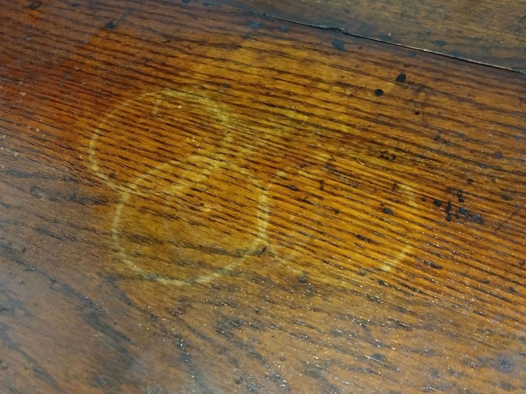 英国アンティーク　ライティングビューロー　勉強机デスク　収納式机