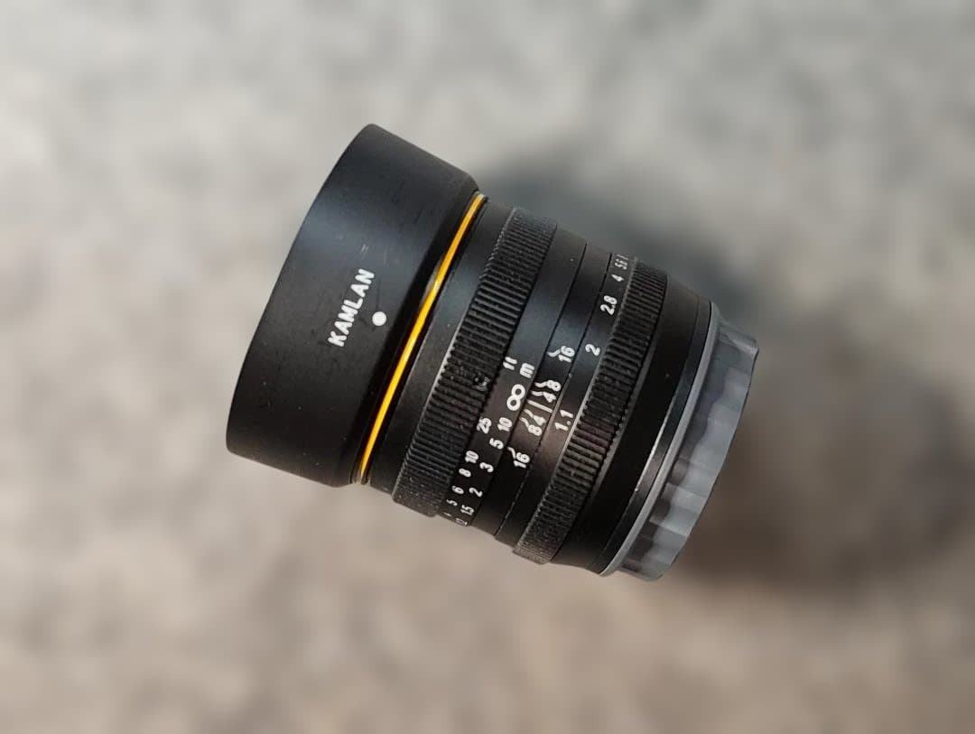 KAMLAN 50mm F1.1 レンズ
