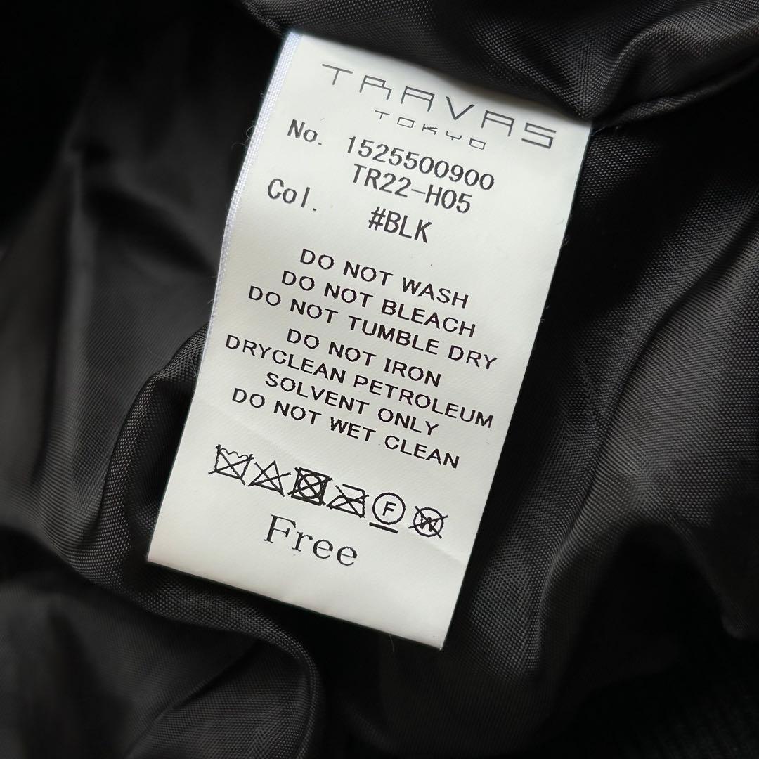 TRAVAS TOKYO ドリップロゴ フェイクファー ハイネックパーカー地雷系