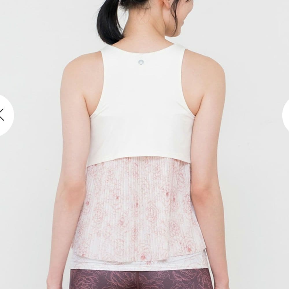 定価13800円☘️SUKALA ブルーミングフラワー プリーツタンク Mサイズ