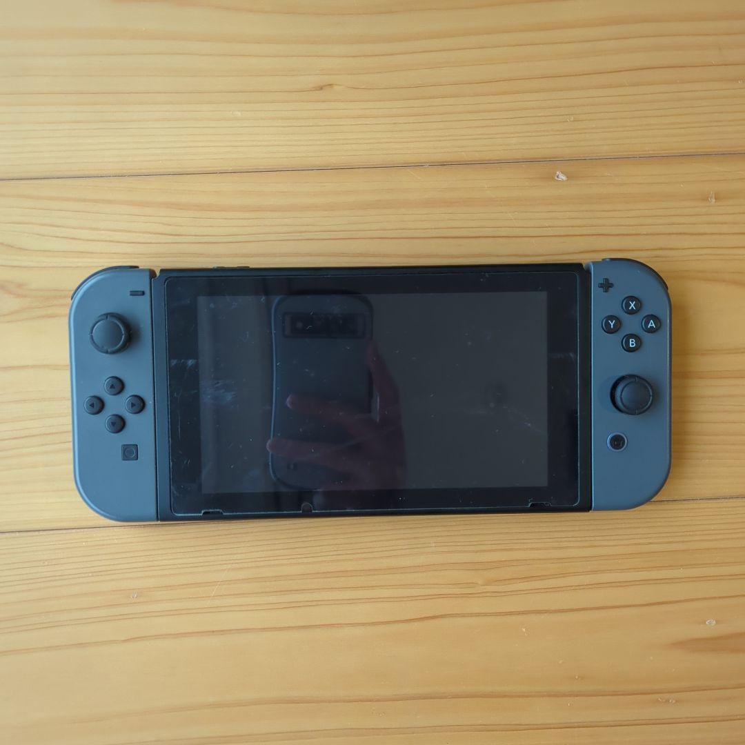 み*や様 Nintendo Switch 本体 グレー Joy-Con付き　おま