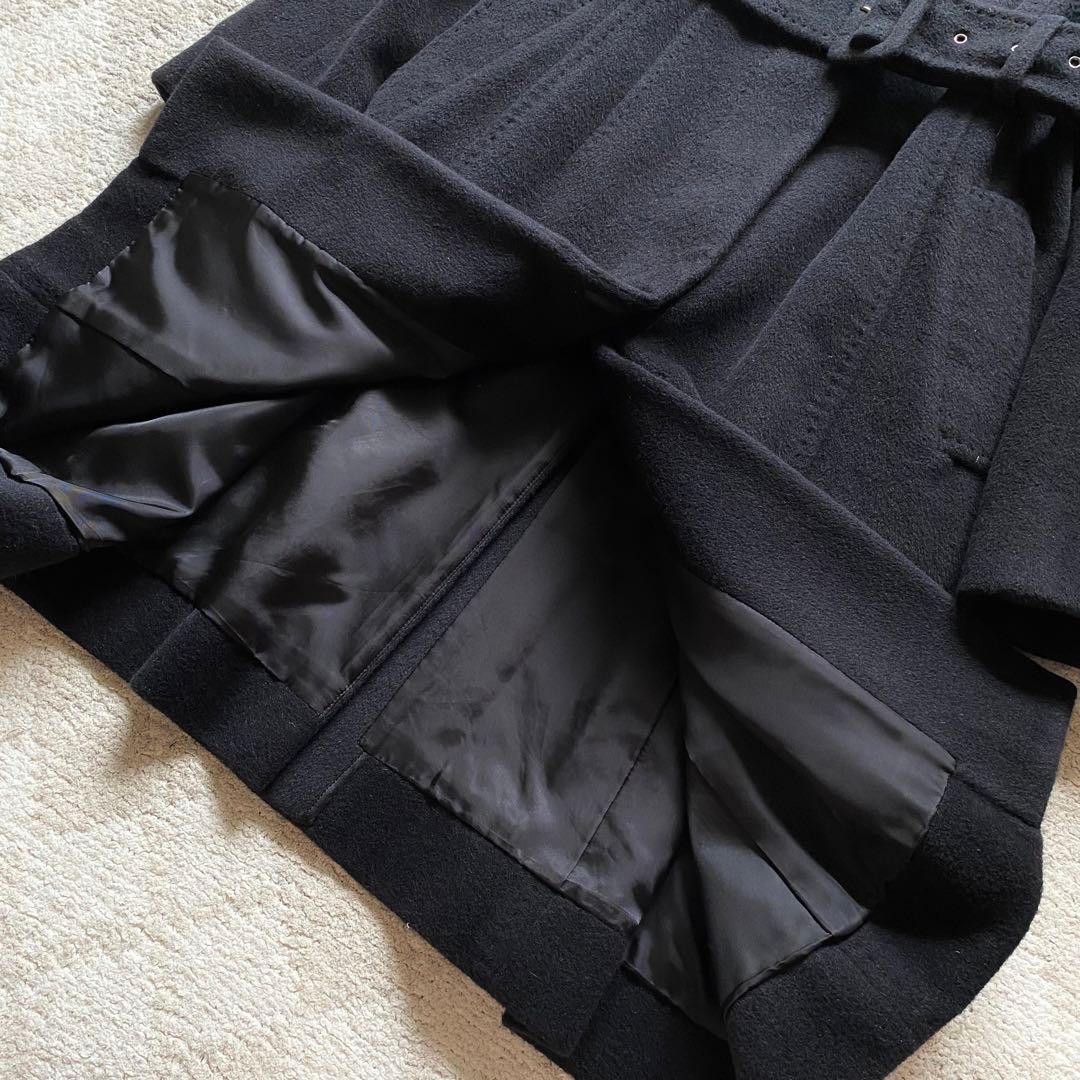 EPOCA エポカ フォックスファー アンゴラ ロングコート ベルト Aライン