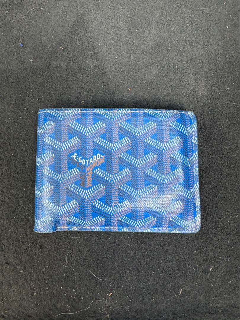 goyard big tworls 二つ折り財布 ブルー