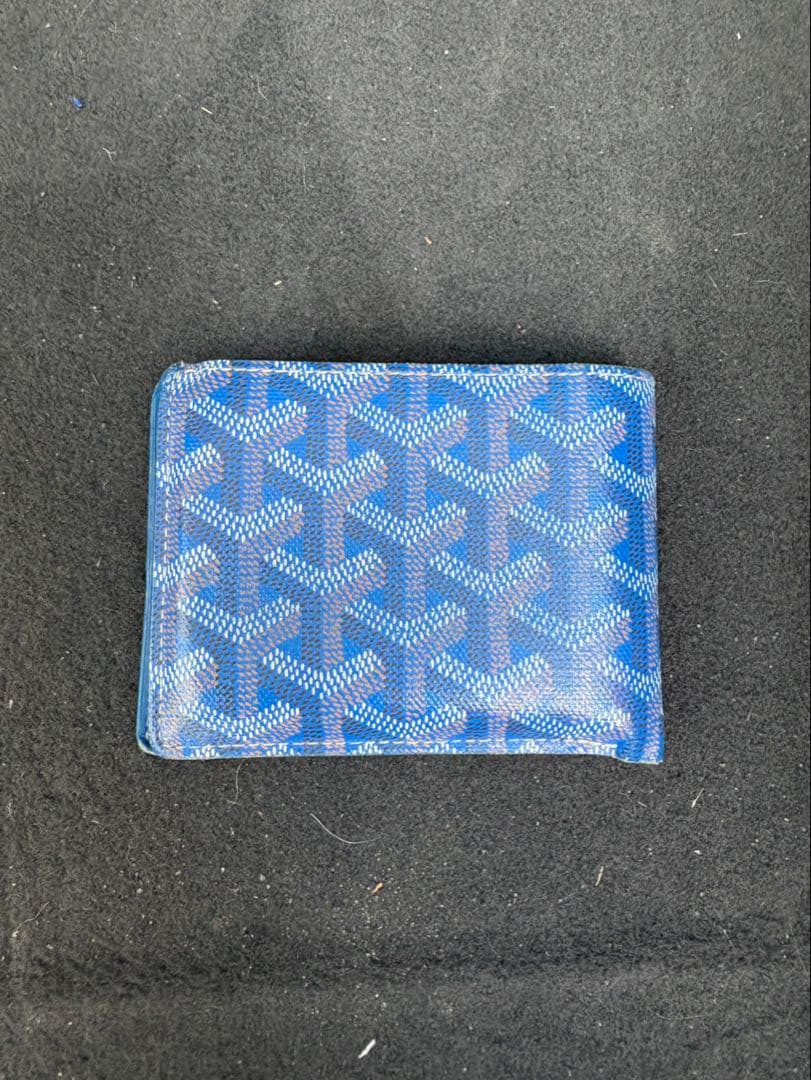 goyard big tworls 二つ折り財布 ブルー