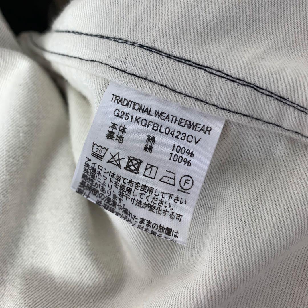 トラディショナルウェザーウェア ワークジャケット 001 黒 38 25SS