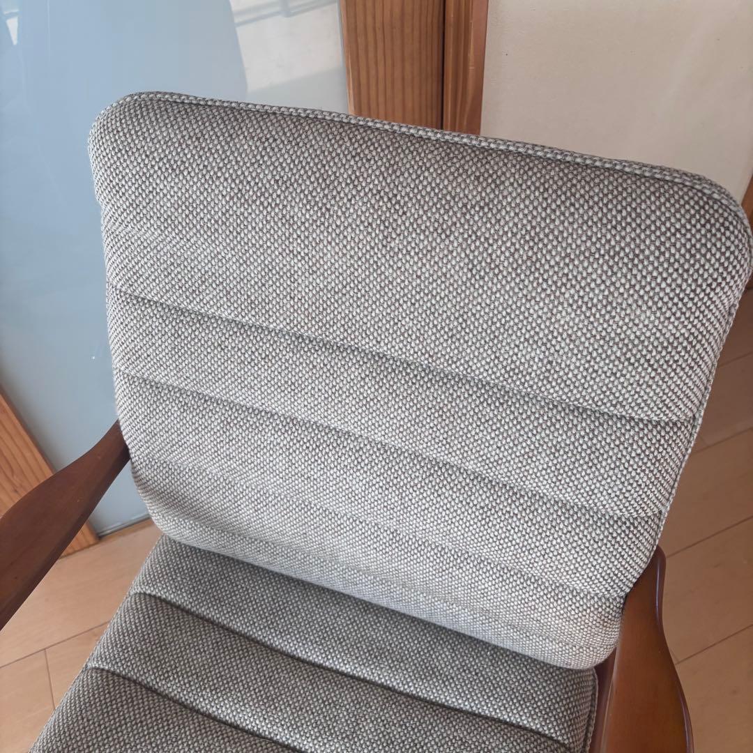 希少 ミッドセンチュリー カリモク ファブリックキャスターチェア 北欧 モダン