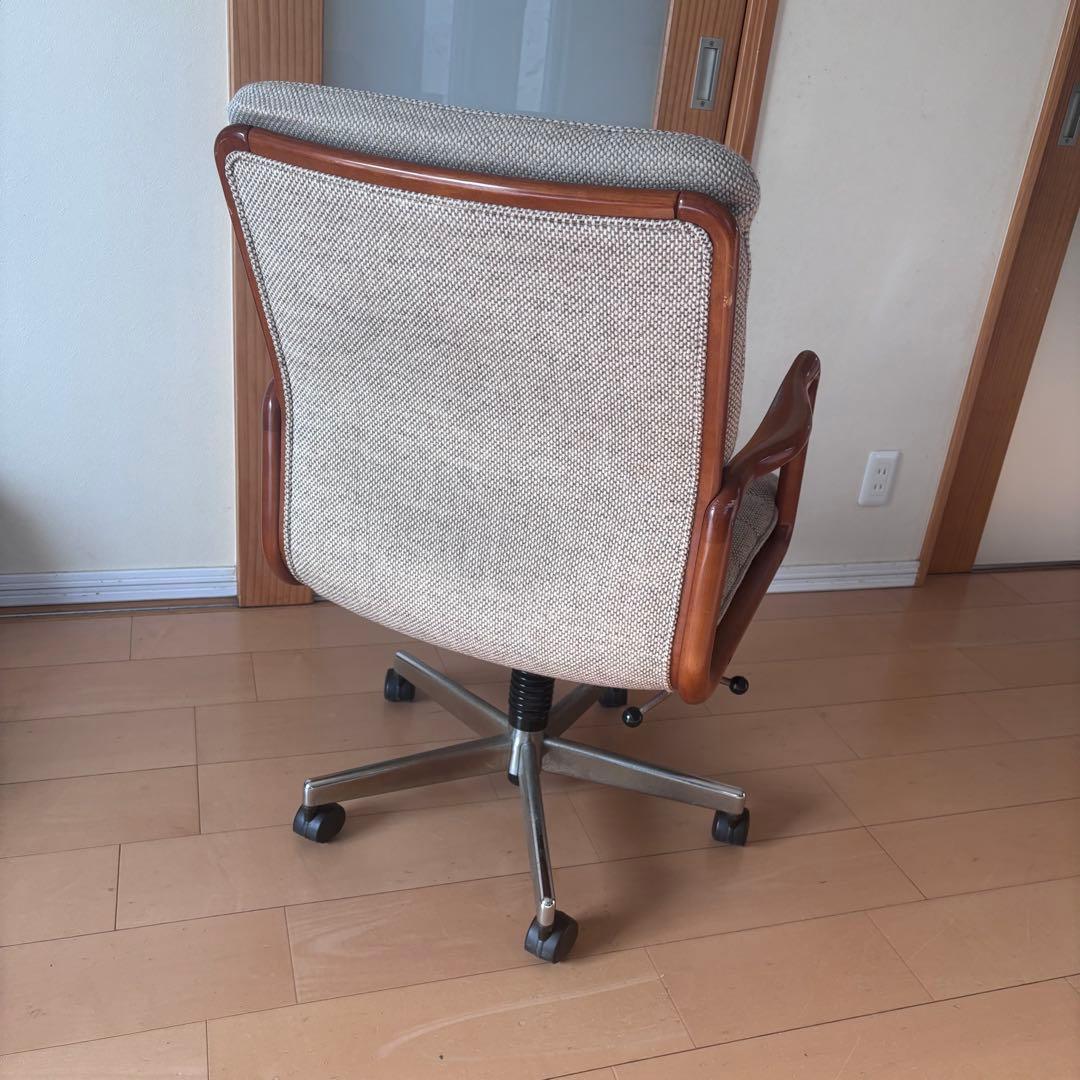 希少 ミッドセンチュリー カリモク ファブリックキャスターチェア 北欧 モダン