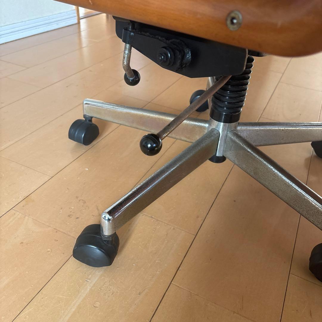 希少 ミッドセンチュリー カリモク ファブリックキャスターチェア 北欧 モダン