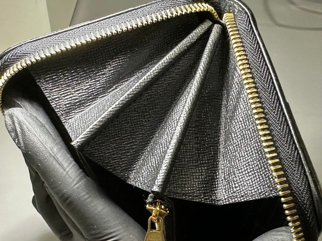 LOUIS VUITTON モノグラム ラウンド長財布 ブラウン ウィメンズ