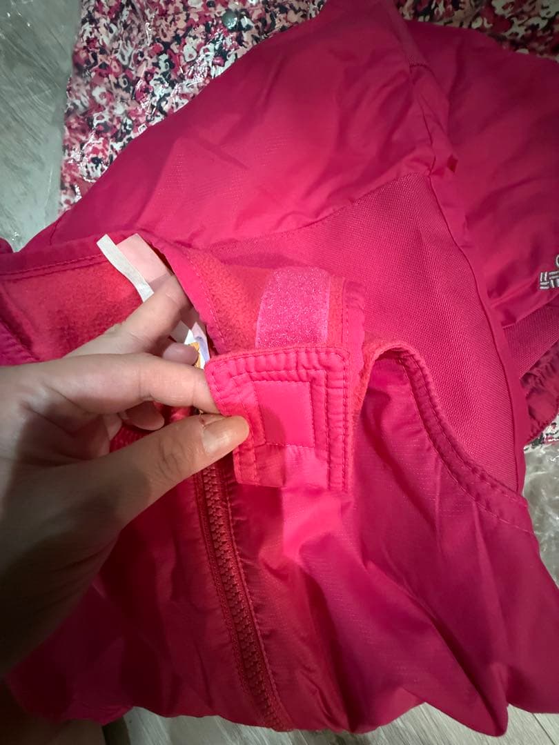 Columbia スキーウェア キッズ（XXS）110㎝　ピンク　小花