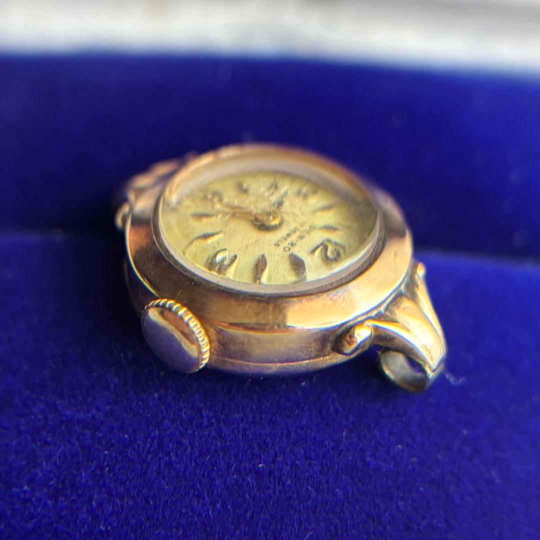 S*e様 18k 腕時計　750 ヴィンテージ　ゴールド　金　DEN-RO デン