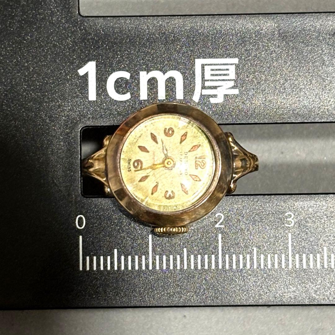 S*e様 18k 腕時計　750 ヴィンテージ　ゴールド　金　DEN-RO デン