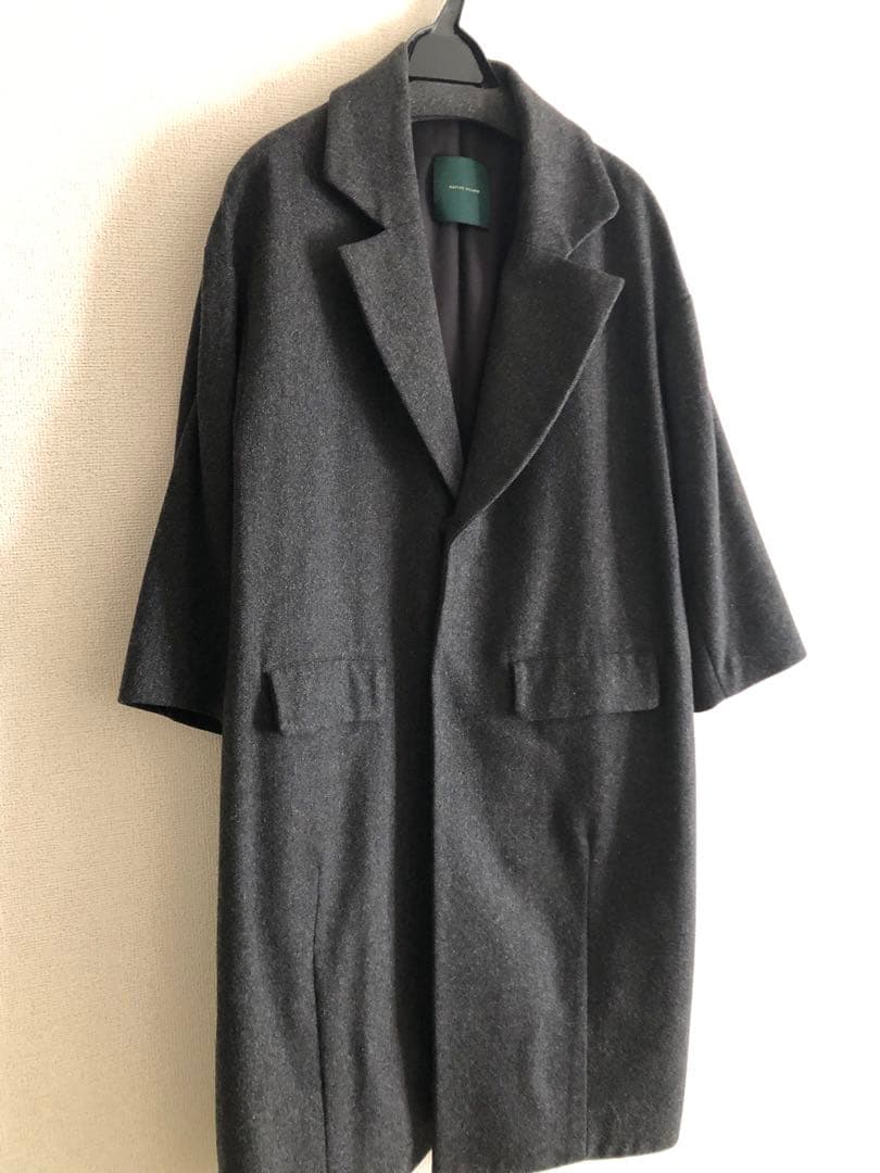 値下げしました　　ガサ　ネイティブビレッジ　チェスターコート　美品