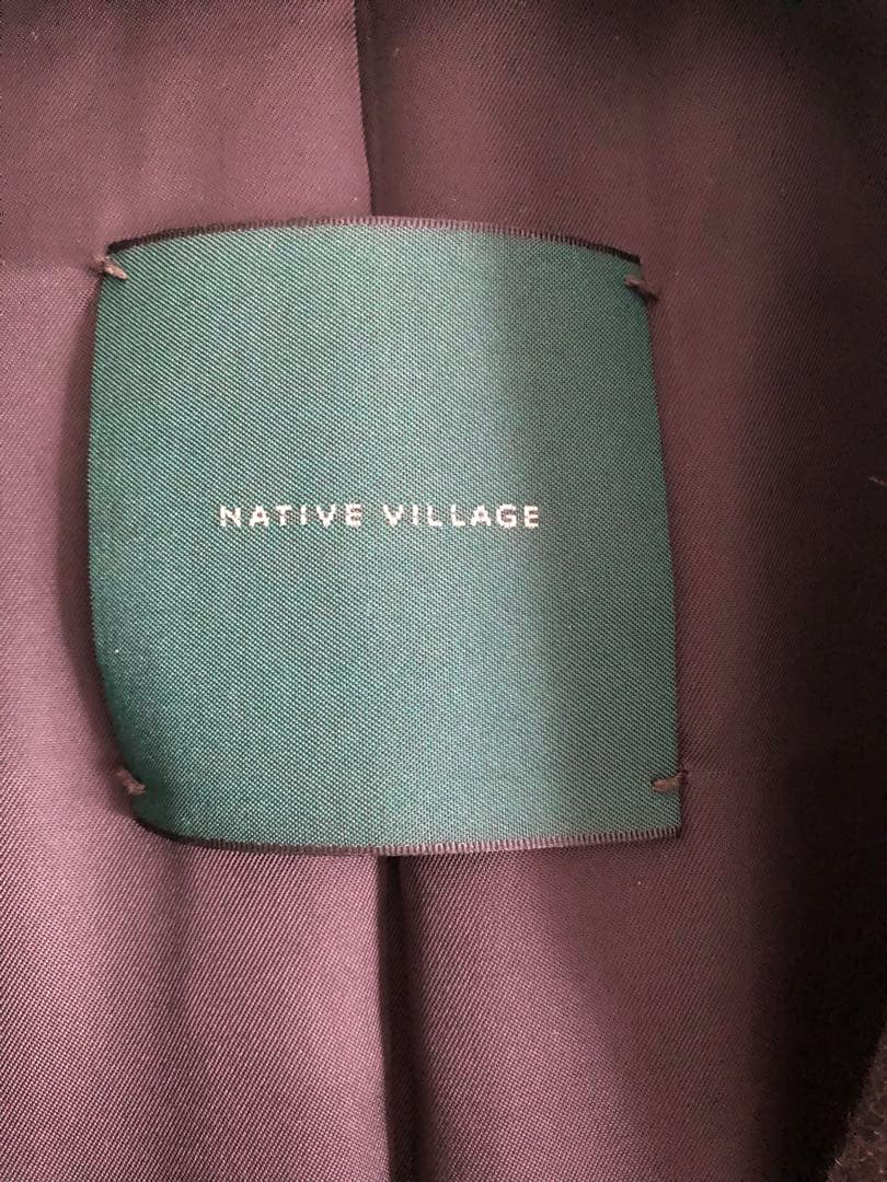 値下げしました　　ガサ　ネイティブビレッジ　チェスターコート　美品