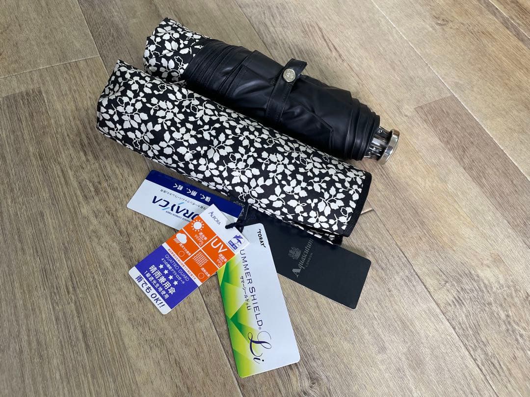 Aquascutum 折りたたみ傘 晴雨兼用