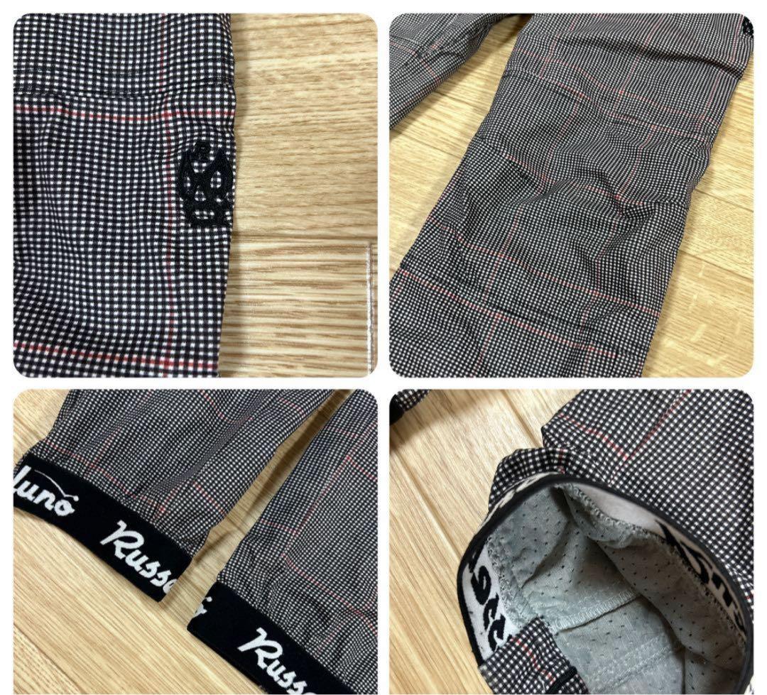 Russeluno チェック柄 スリムフィットパンツ