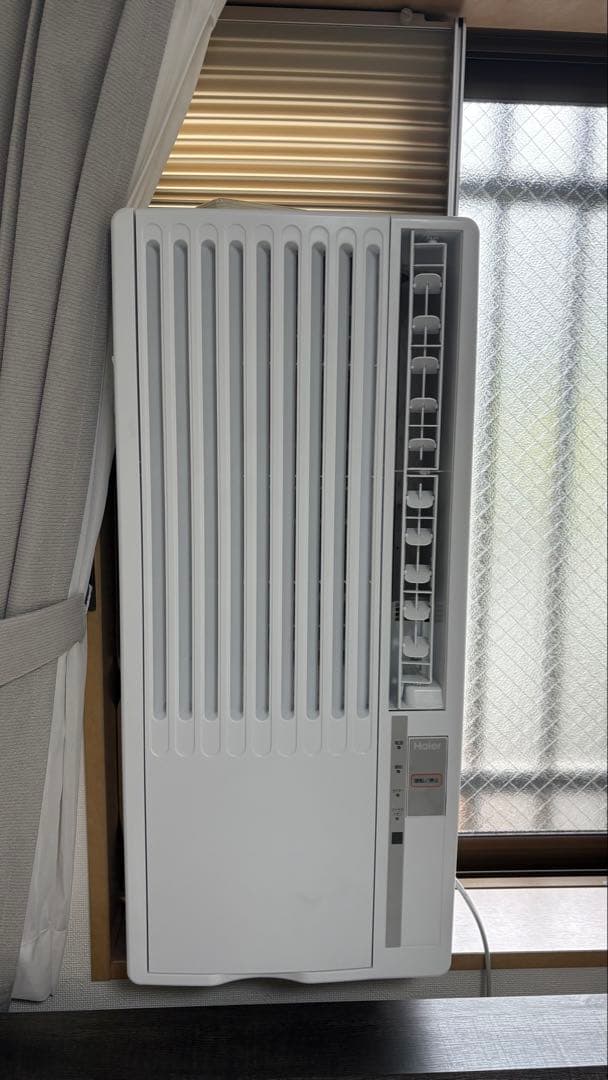 送料込　2022年製　Haier 窓用エアコン JA-16W