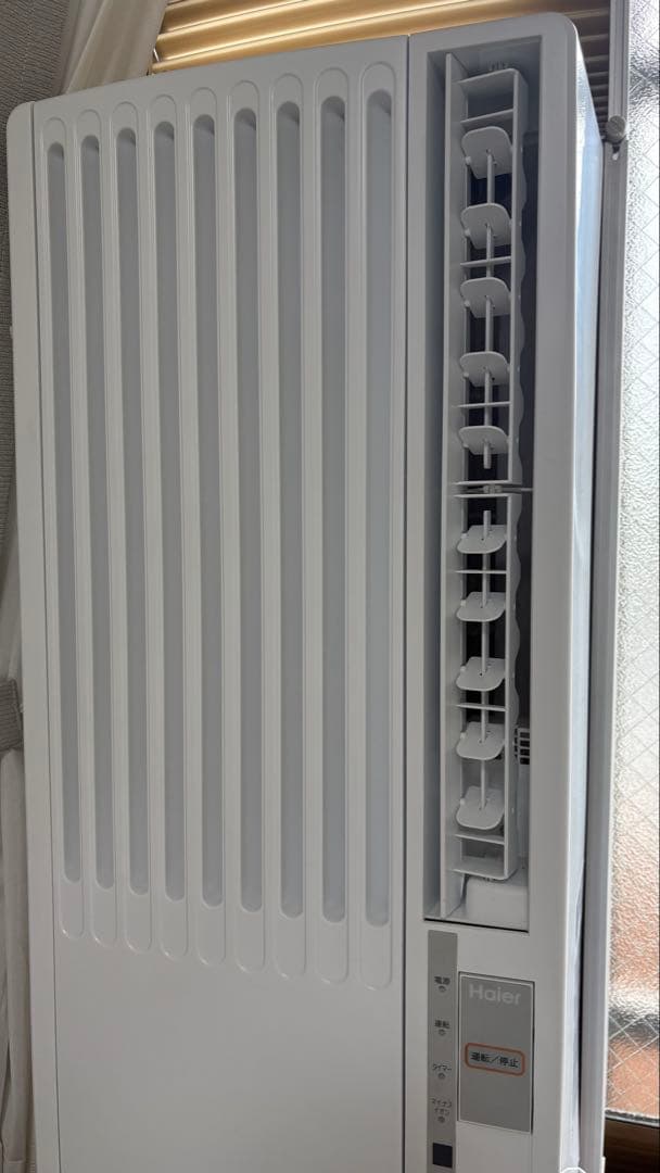 送料込　2022年製　Haier 窓用エアコン JA-16W