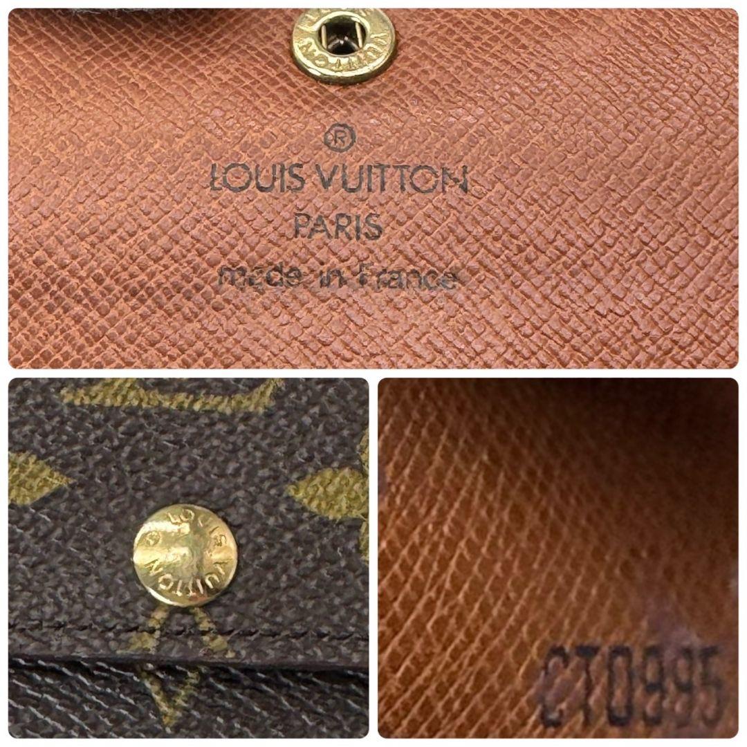 良品 ルイヴィトン モノグラム ミュルティクレ6 キーケース KEY 鍵 6連