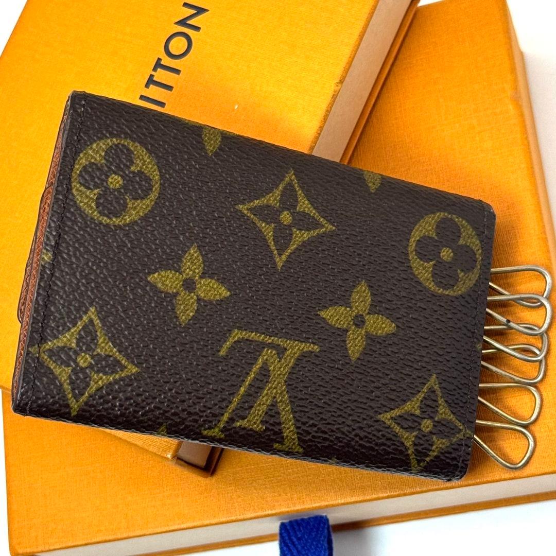 良品 ルイヴィトン モノグラム ミュルティクレ6 キーケース KEY 鍵 6連