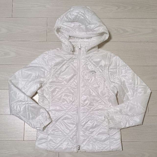 キャロウェイゴルフ☆白セットアップ☆レディスＬ