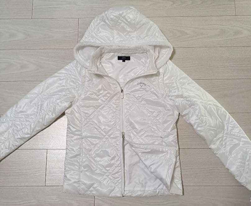 キャロウェイゴルフ☆白セットアップ☆レディスＬ