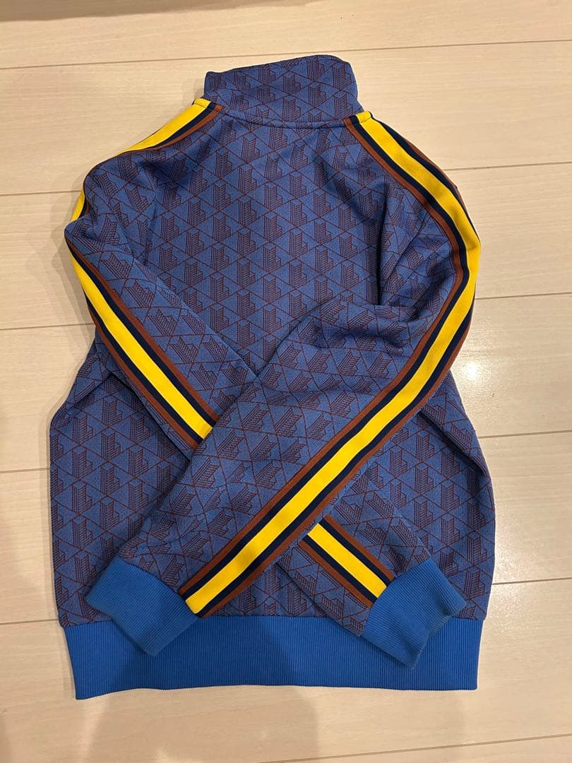 じじーろん Lacoste モノグラム トラックジャケット ブルー