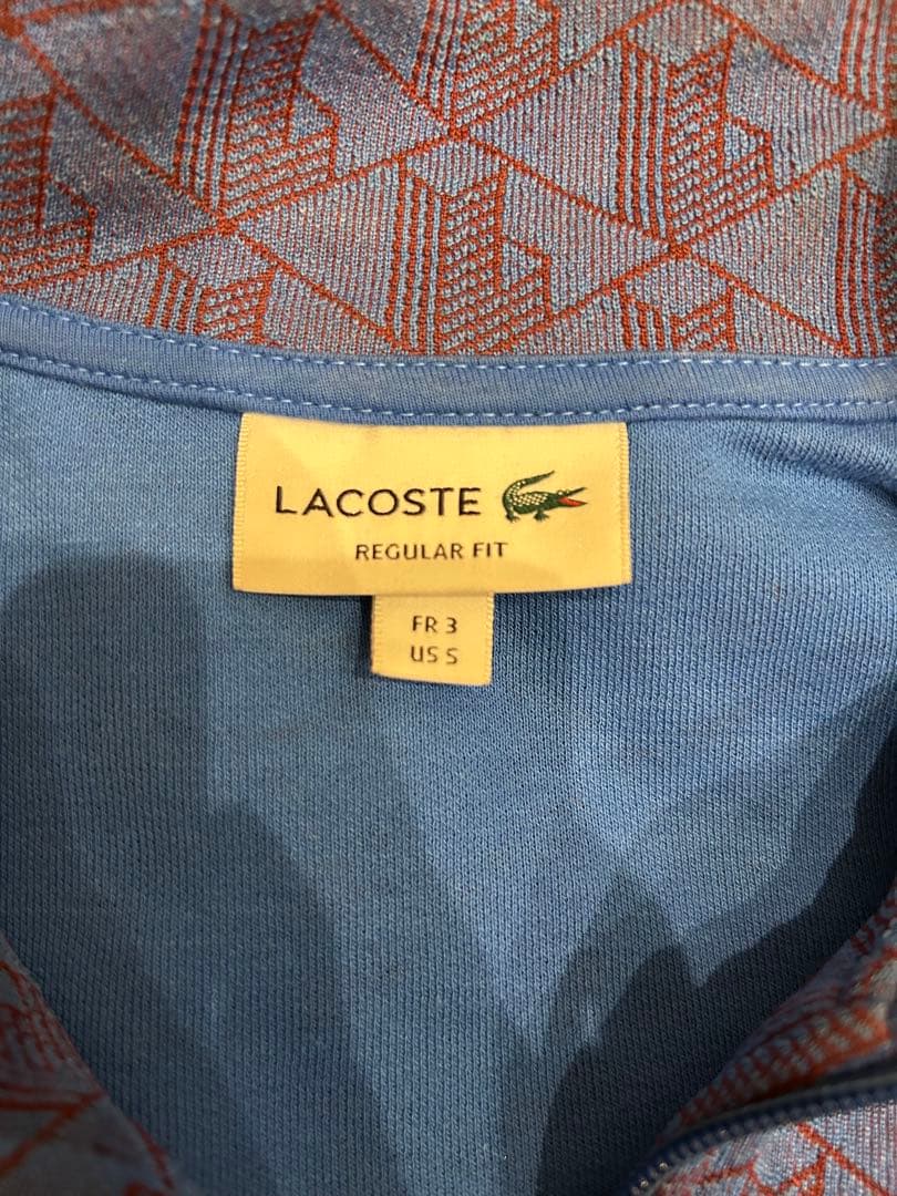 じじーろん Lacoste モノグラム トラックジャケット ブルー
