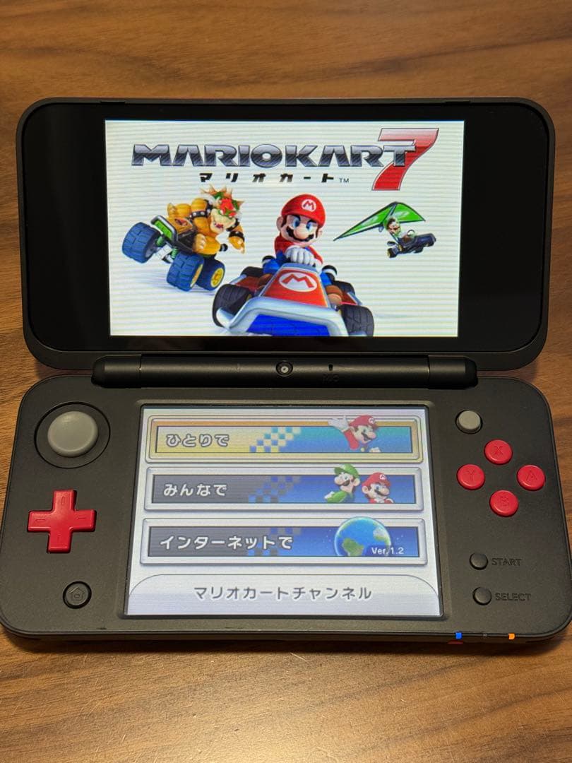 NEWニンテンドー2DS LL マリオカート7 逆転裁判123セット