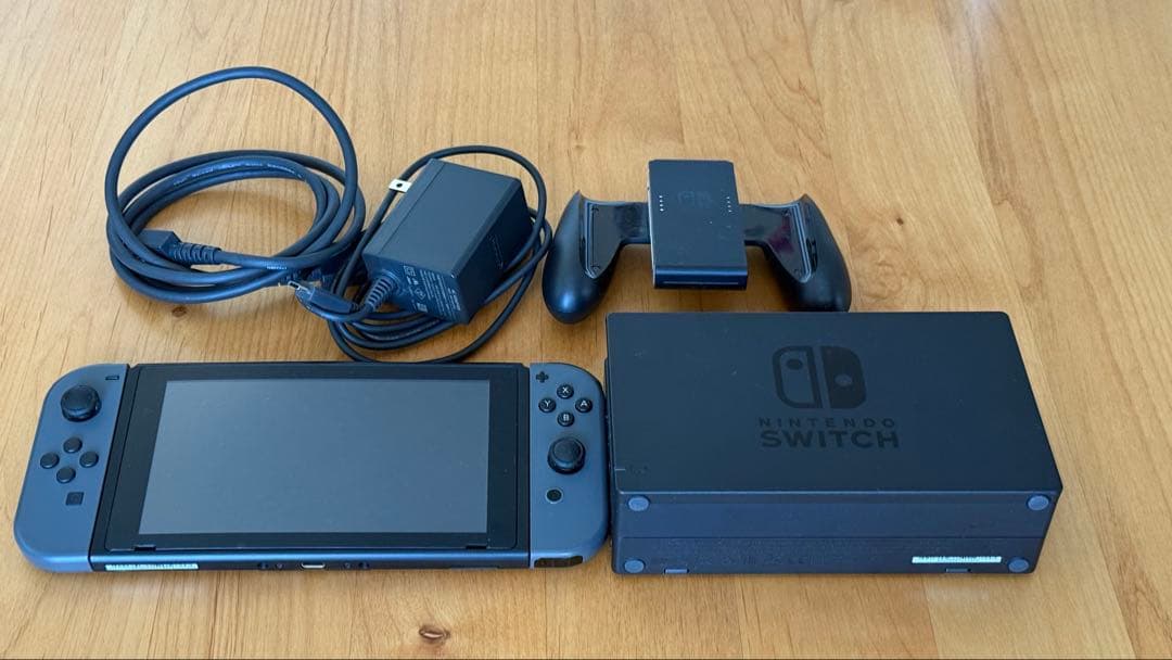 Nintendo Switch 本体 グレー 付属品付き