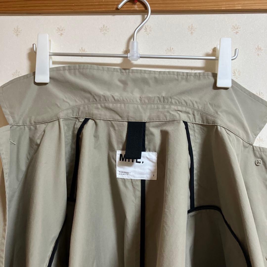 MHL. PROOFED COTTON POPLIN 薄手コート