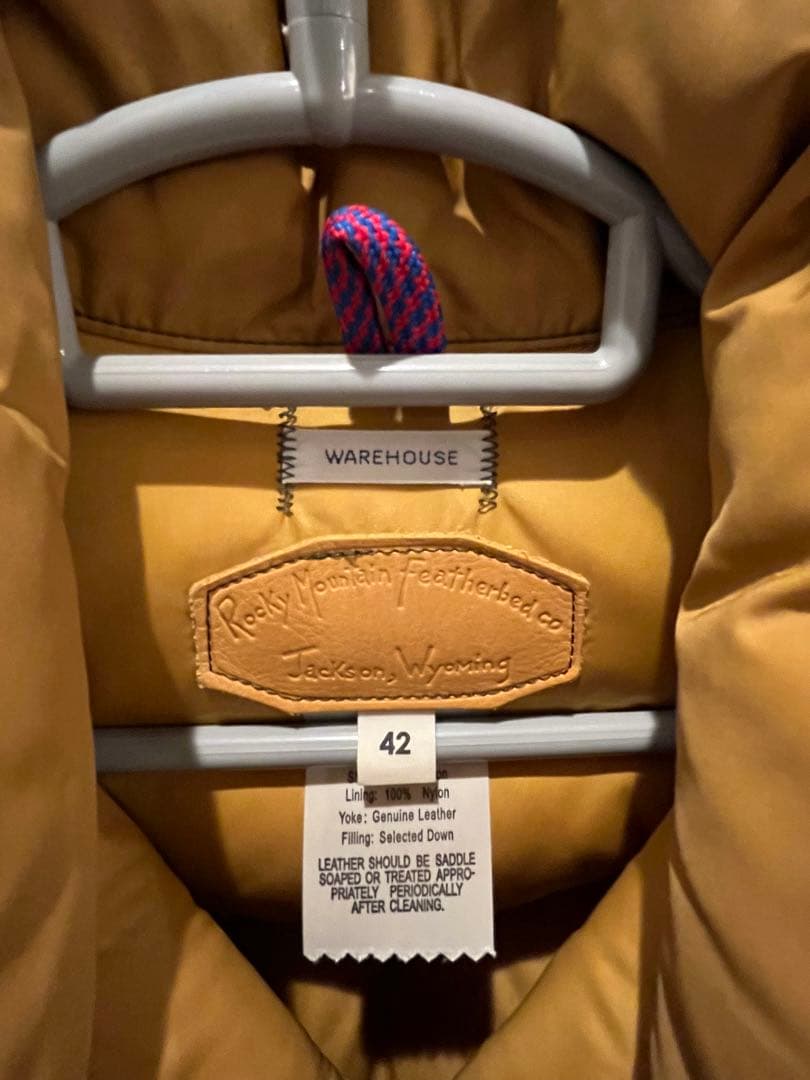 ウエアハウス Rocky Mountain Featherbedダウンベスト42