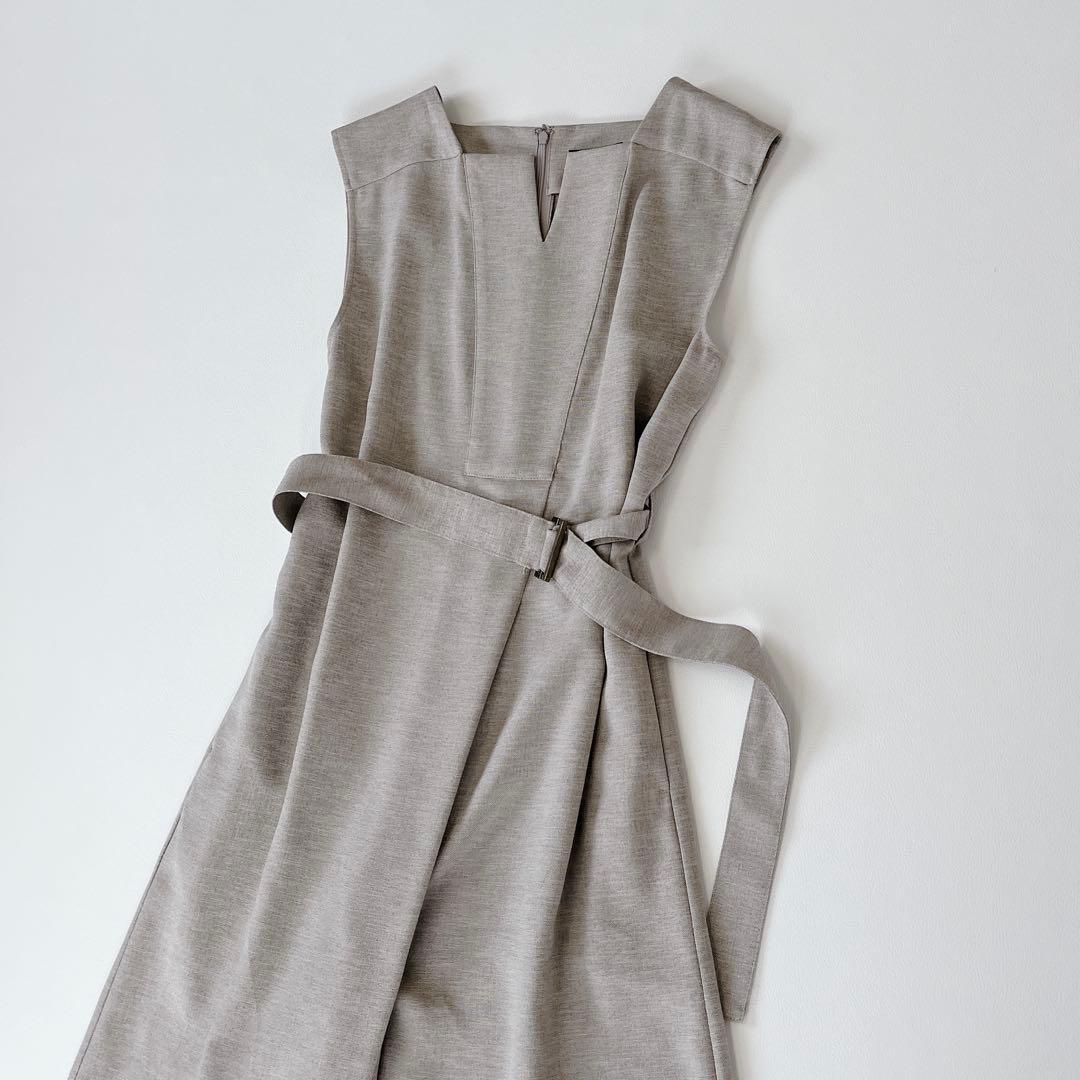 近年モデル✨ allureville リネンオックスベルト付オールインワン M