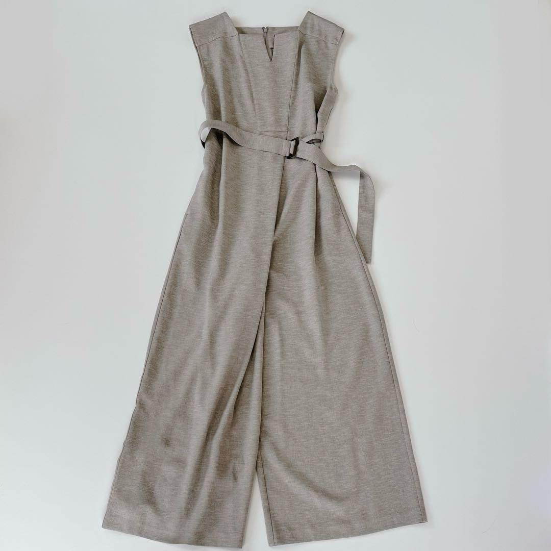 近年モデル✨ allureville リネンオックスベルト付オールインワン M