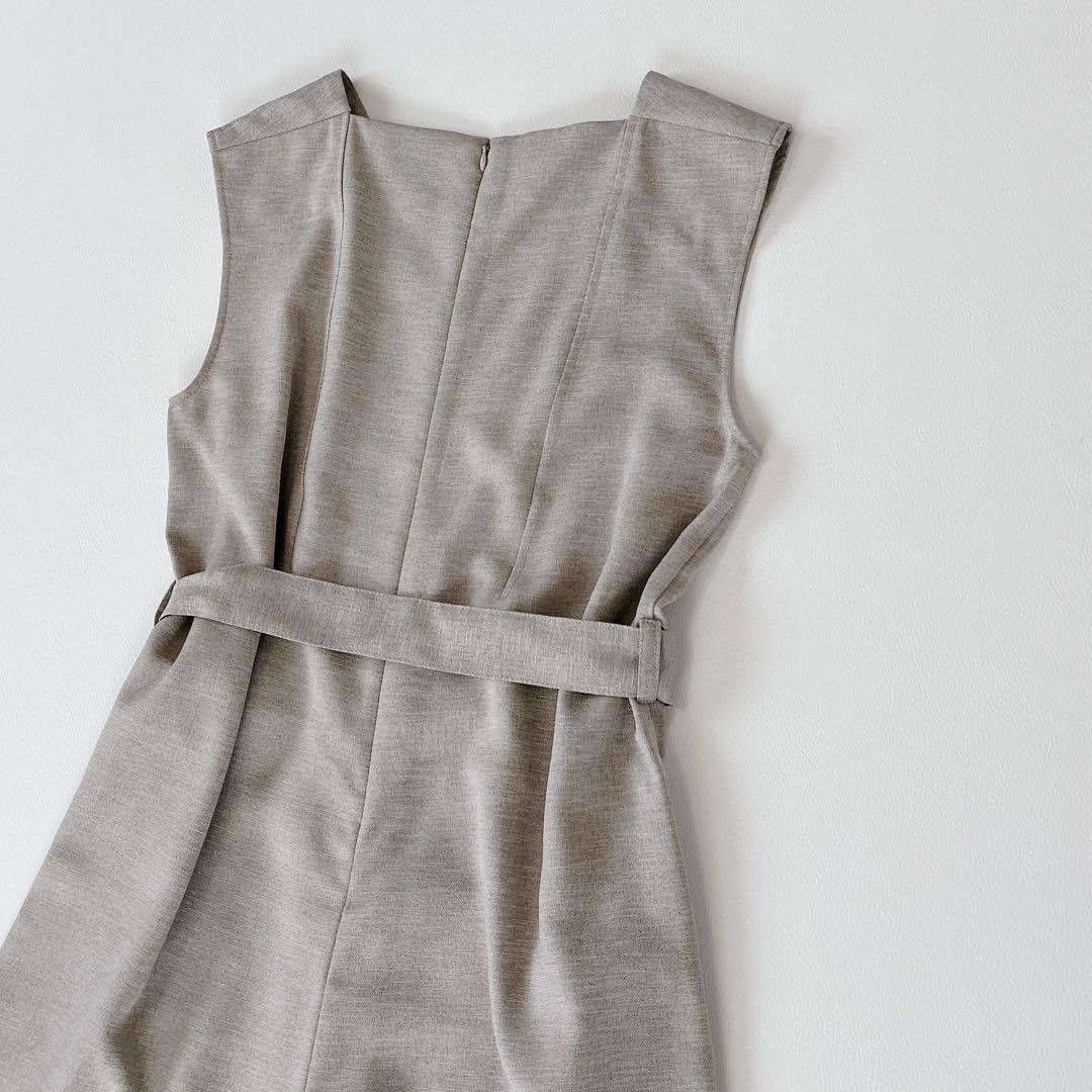 近年モデル✨ allureville リネンオックスベルト付オールインワン M