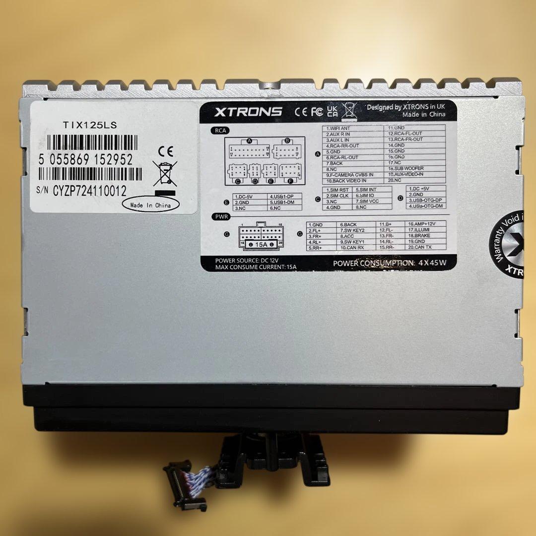 美品 XTRONS 8+128GB 10.1インチ android ナビ