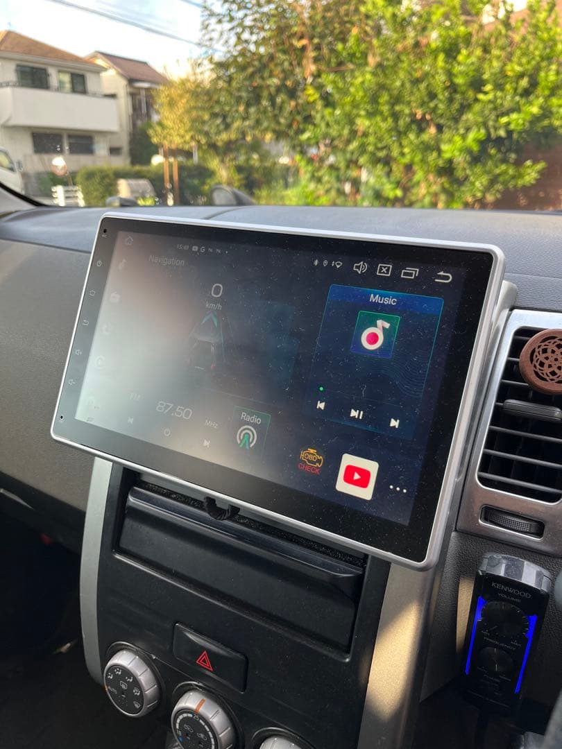 美品 XTRONS 8+128GB 10.1インチ android ナビ