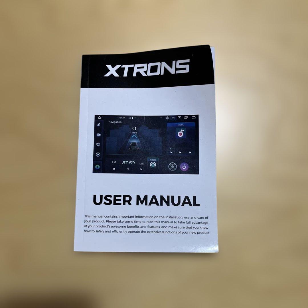 美品 XTRONS 8+128GB 10.1インチ android ナビ