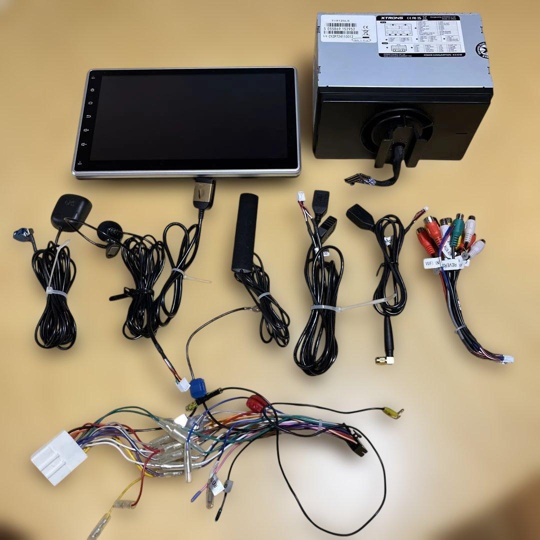 美品 XTRONS 8+128GB 10.1インチ android ナビ