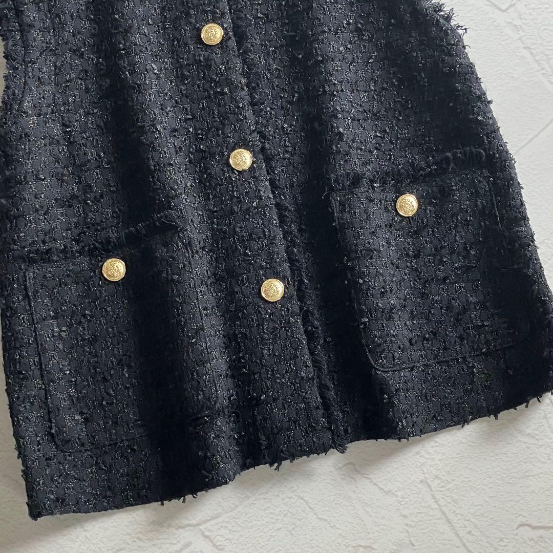 最終お値下げ✨極美品✨2点セット ユナイテッドアローズ ツイードベスト ブラウス