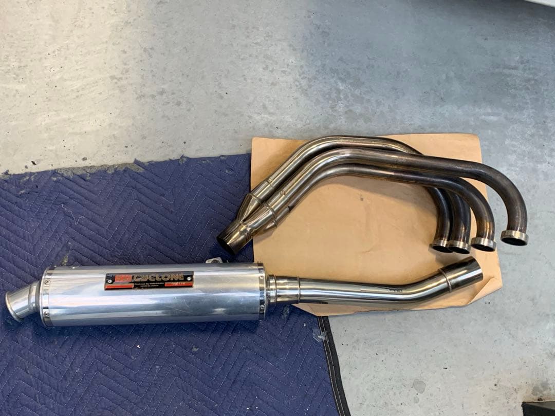 当時物 GPZ ヨシムラ サイクロン　フルエキゾースト　マフラー