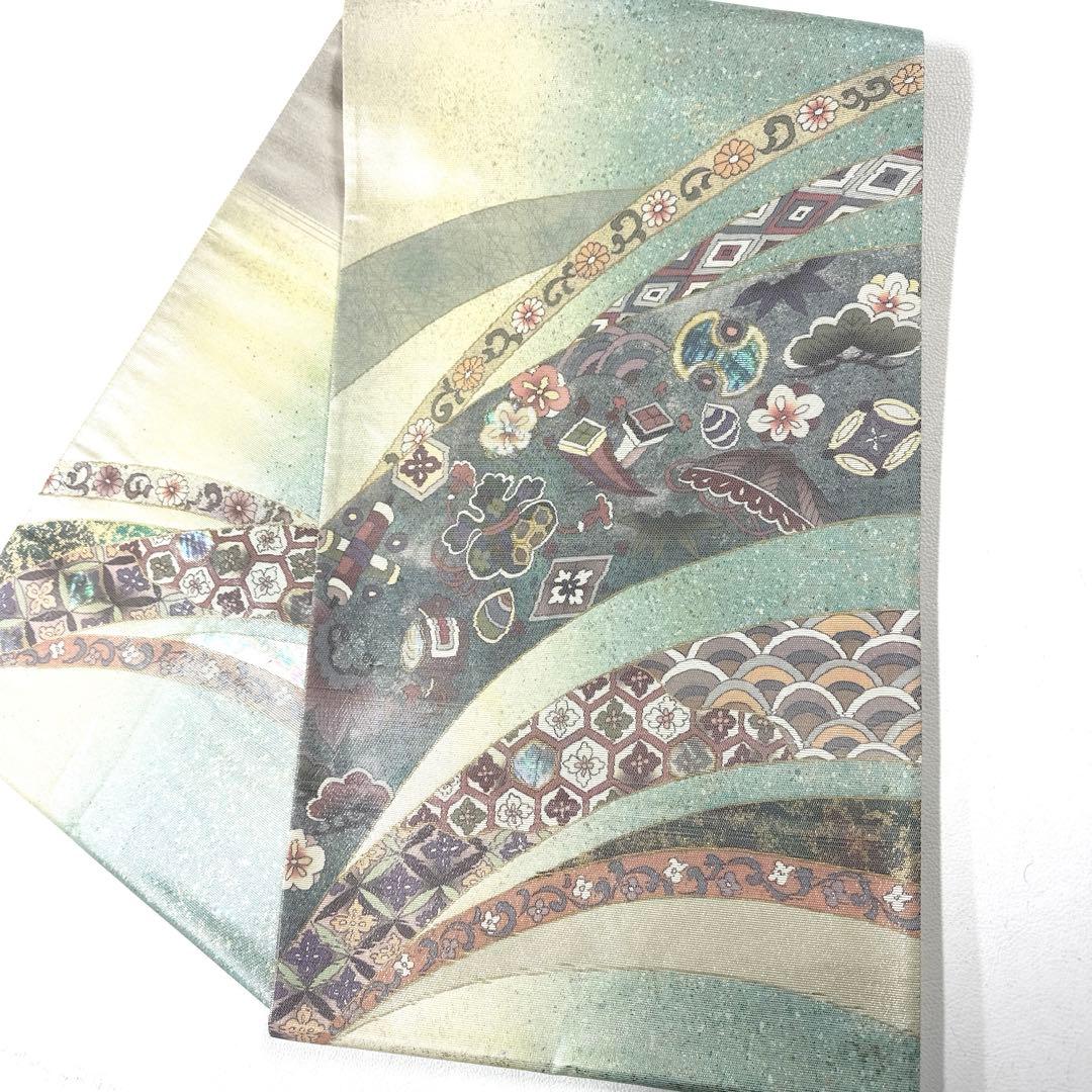 専用帯6029 5028 5821 三点セット●高級 正絹 螺鈿細工