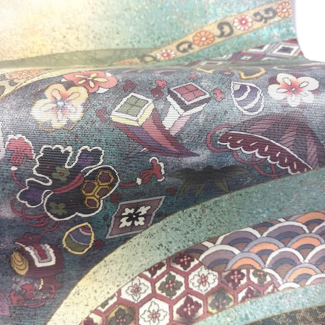 専用帯6029 5028 5821 三点セット●高級 正絹 螺鈿細工