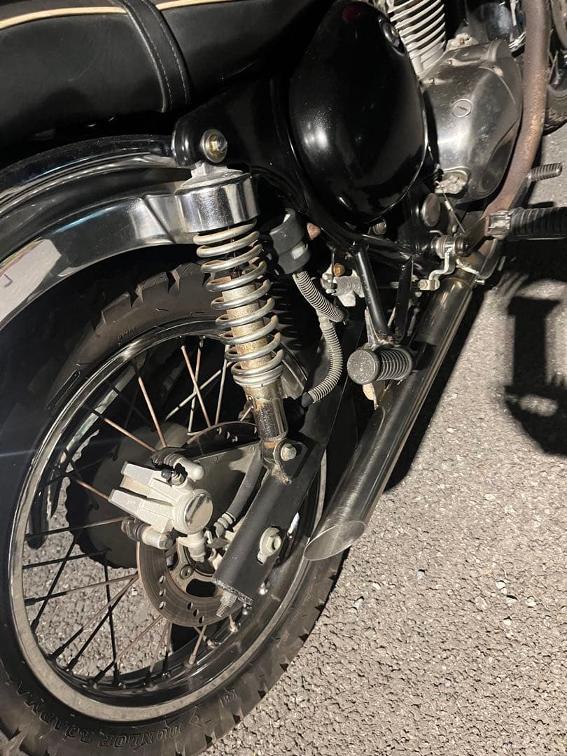 冬セール　エストレア250 ハス切りマフラー　ステンレス製ワンオフ品　チョッパー