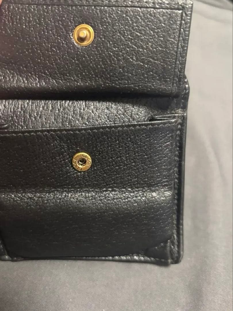 [あんしん鑑定]GUCCI アニマリエ 二つ折り財布 ハチ